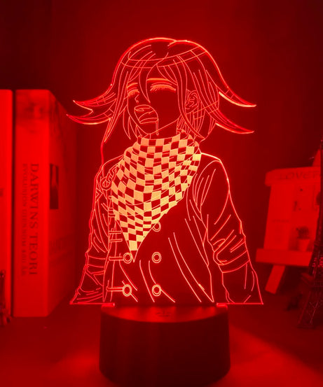 Anime Danganronpa V3 Nagito Komaeda Led Night Light Nagito Komaeda Game Figure Bedside Lamp for Bedroom Decor Kids Manga Gifts