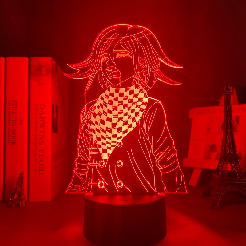 Anime Danganronpa V3 Nagito Komaeda Led Night Light Nagito Komaeda Game Figure Bedside Lamp for Bedroom Decor Kids Manga Gifts