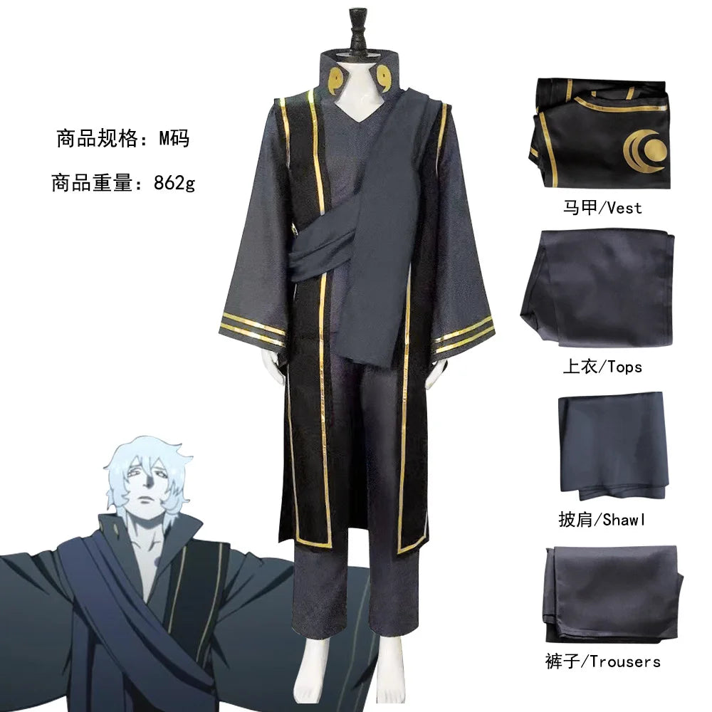 Anime Peripheral Otsutsuki Toneri Cosplay Costume Wedding Outfit Men Halloween Carnival Cosplay Otsutsuki Toneri Clothes Gift