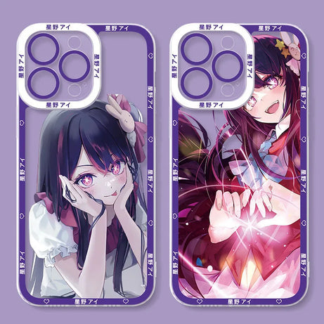 Anime Hoshino Ai Case For Samsung Galaxy S23 S22 Ultra S21 S20 FE S10 Plus Note 20 10 9 A32 A52S A52 A72 Soft Silicone Cover