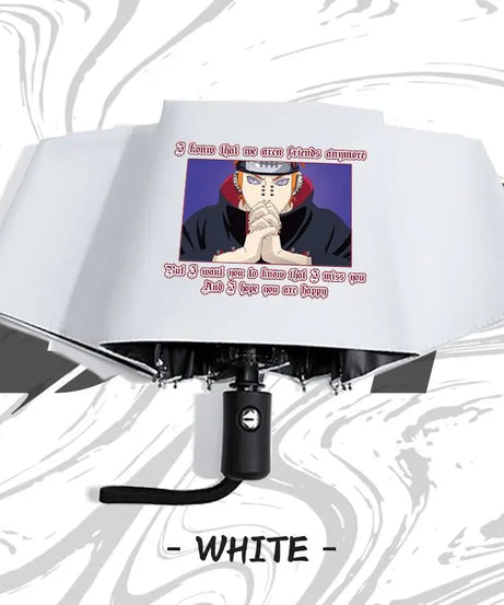 Naruto anime peripheral automatic umbrella Naruto Namikaze Minato Uchiha Itachi Kakashi Haruno Sakura sunshade umbrella gift