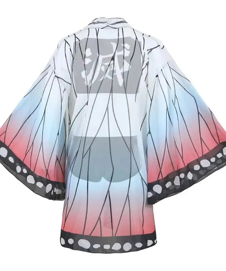 New Swimsuit Anime Demon Slayer Kochou Shinobu Kamado Cosplay Costume Kimono Agatsuma Zenitsu Sexy Bikini Beach Summer Halloween