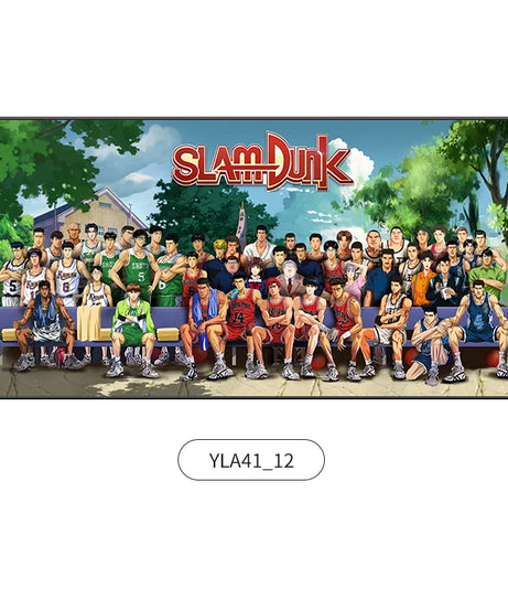 Slam Dunk Wall Art – Sakura Path Anime Mural for Bedroom or Living Room