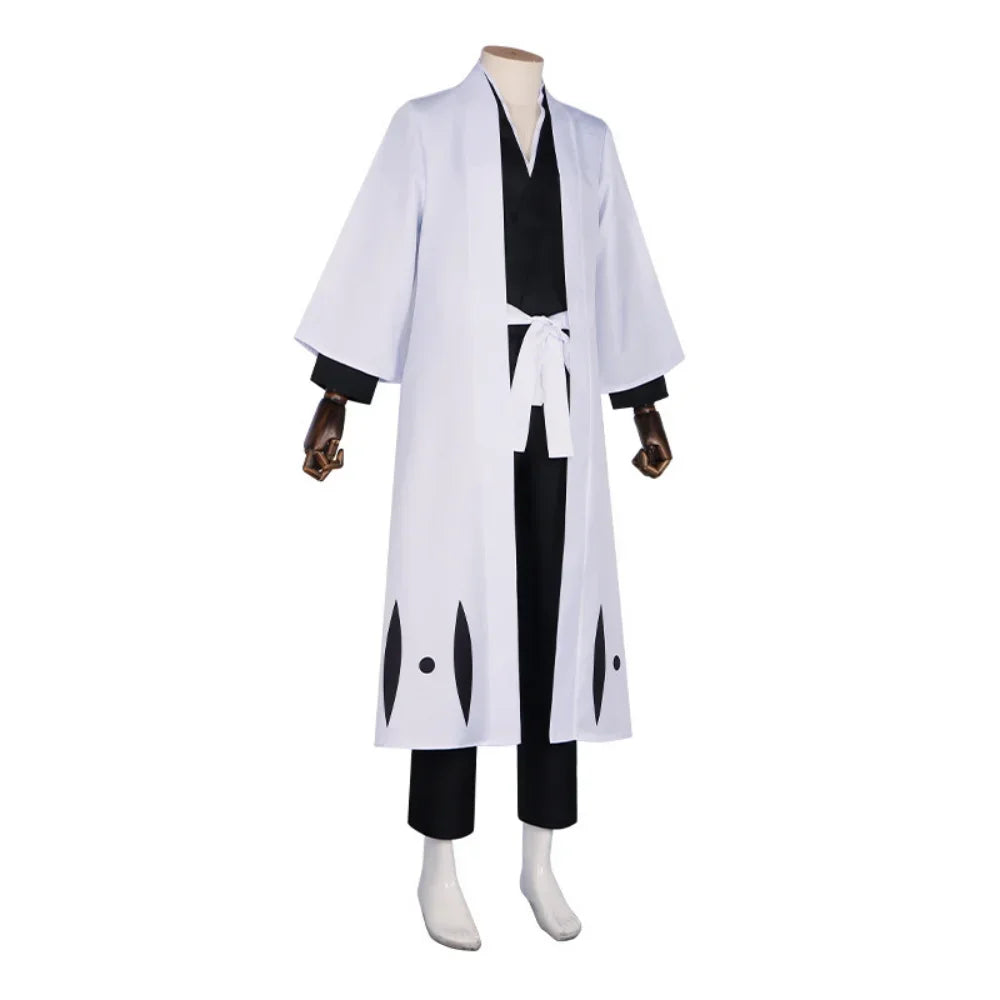Aizen Sosuke Cosplay Set – Bleach TYBW Captain Kimono & Wig