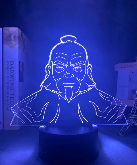Anime Avatar The Last Airbender  3D LED Lamp Aang Zuko Iroh Toph Beifong Suki Figure Nightlight  for Kids Child Bedroom Decor