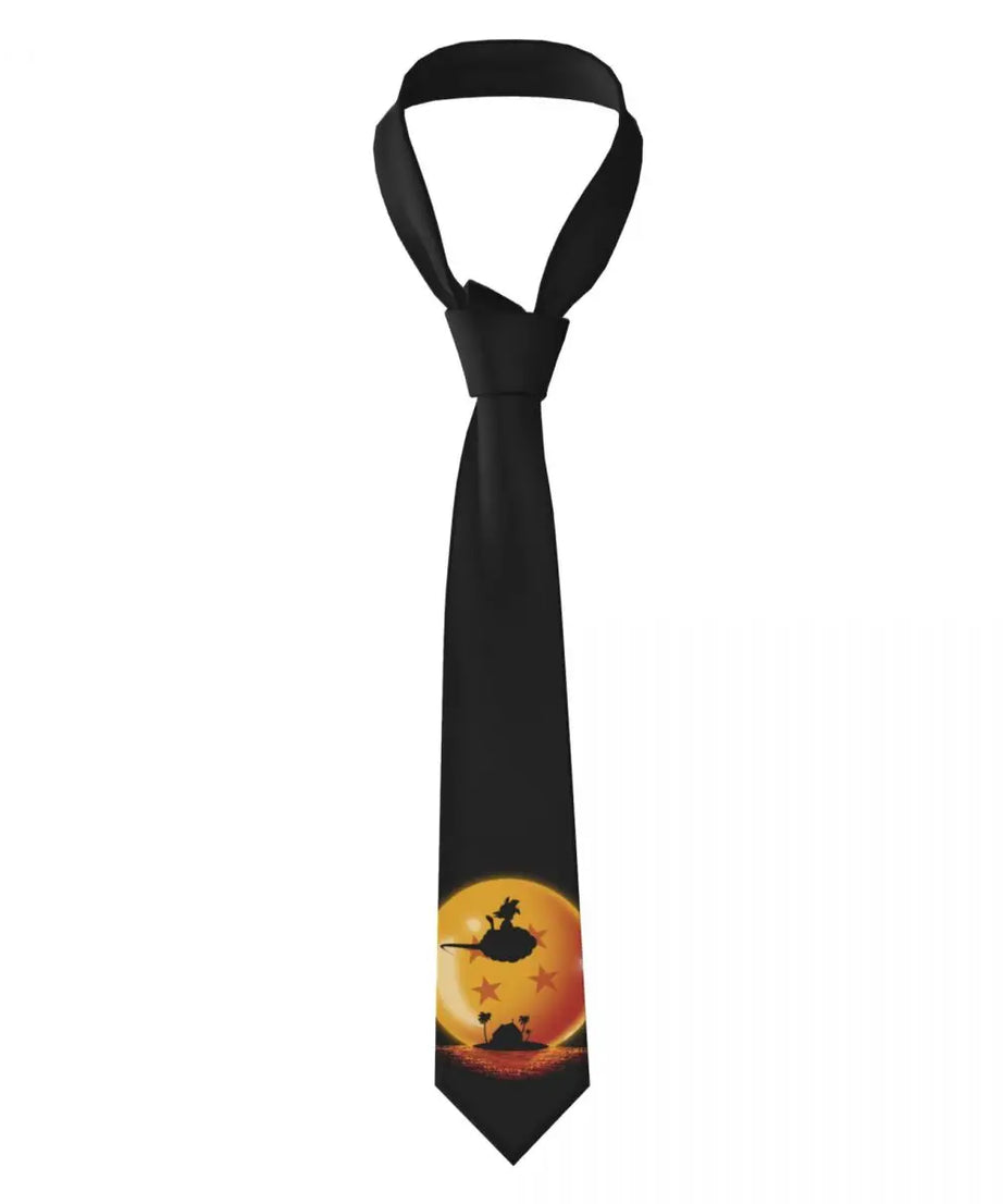 Vegeta Royal Saiyan Symbol Necktie – Dragon Ball Z Slim 8cm Unisex Tie