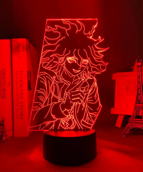 Anime Danganronpa V3 Nagito Komaeda Led Night Light Nagito Komaeda Game Figure Bedside Lamp for Bedroom Decor Kids Manga Gifts