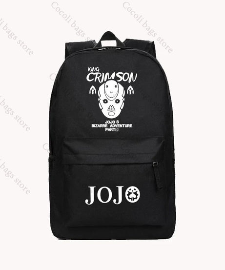 Anime JoJo's Bizarre Adventure Print Backpack School Bag Large Capacity School Backpack Oxford Teenage Youth Backpacks