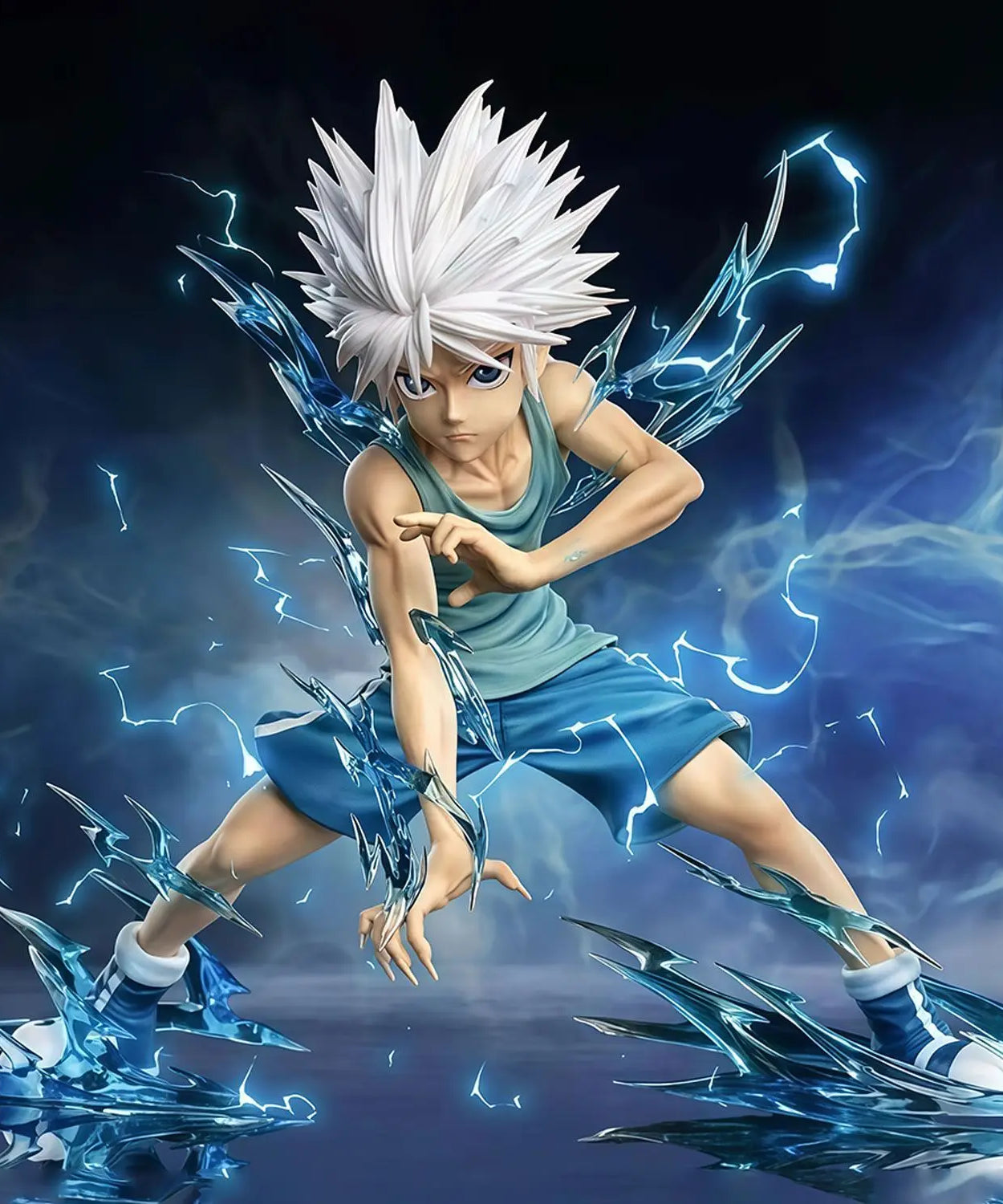 New Hunter×Hunter Anime Figures Killua Zoldyck Figure 19cm Pvc Action Figure Model Decoration Collection Ornament Birthday Gift