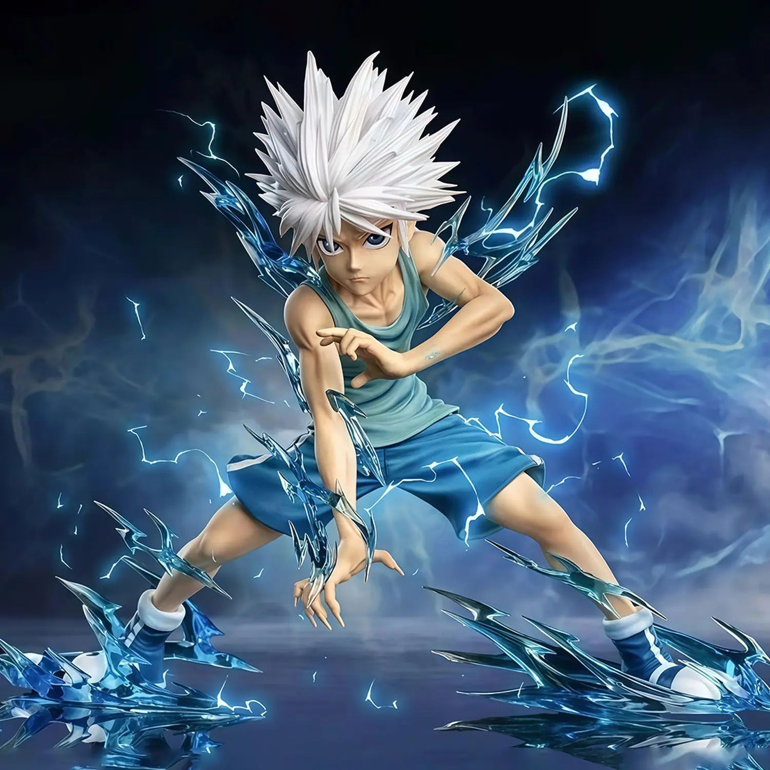 New Hunter×Hunter Anime Figures Killua Zoldyck Figure 19cm Pvc Action Figure Model Decoration Collection Ornament Birthday Gift