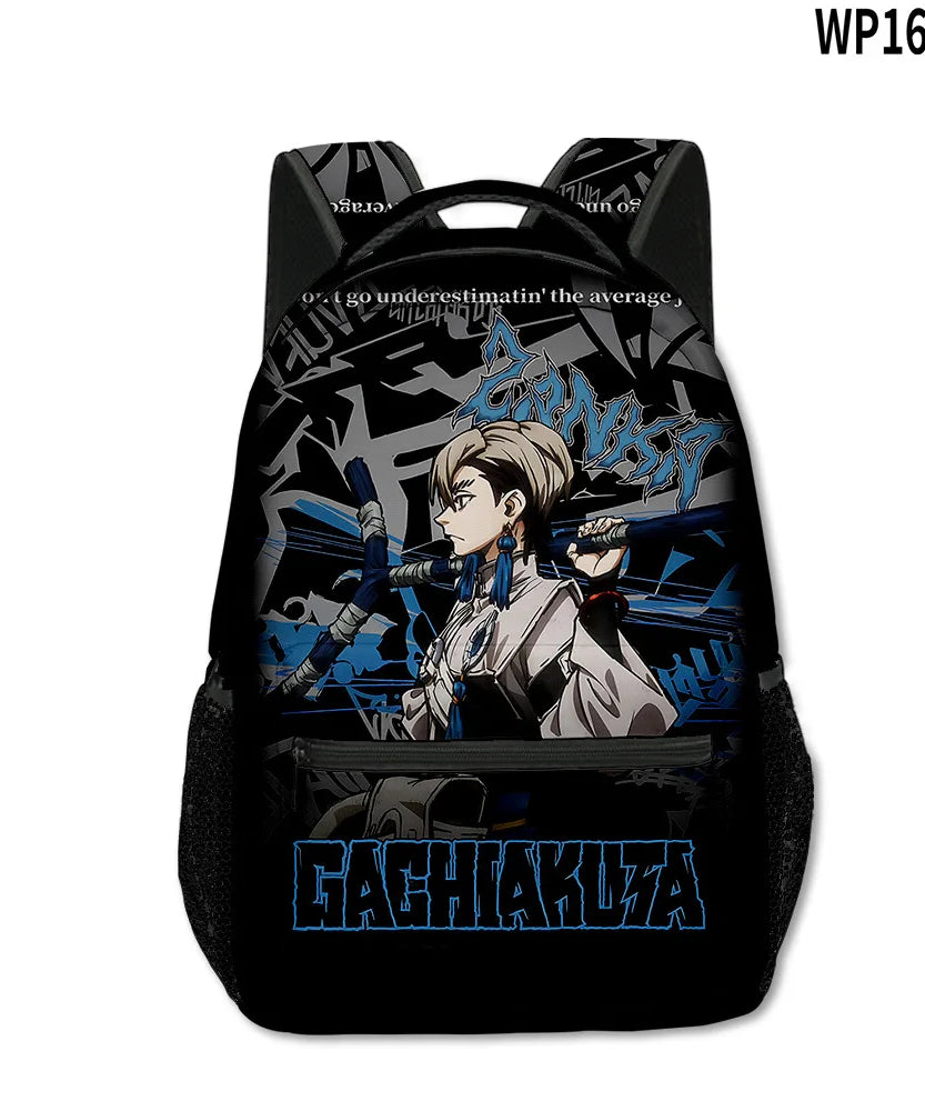 Trendy Popular Novelty Gachiakuta student Bookbag Notebook Backpacks 3D Print Oxford Waterproof Boys/Girls Travel Backpacks