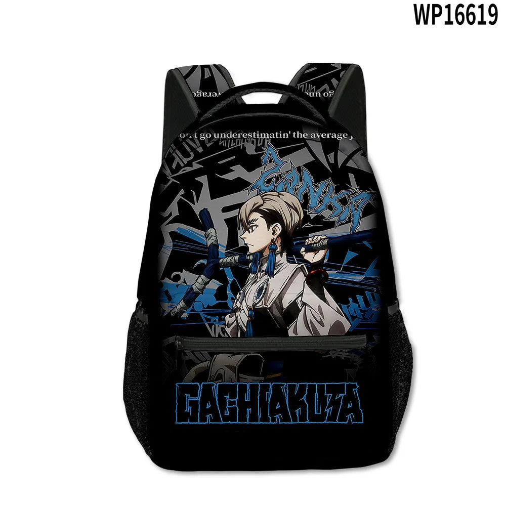 Trendy Popular Novelty Gachiakuta student Bookbag Notebook Backpacks 3D Print Oxford Waterproof Boys/Girls Travel Backpacks