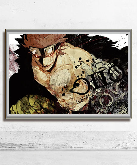 One Piece Wall Art – Trafalgar Law & Eustass Kid Anime Poster Decor