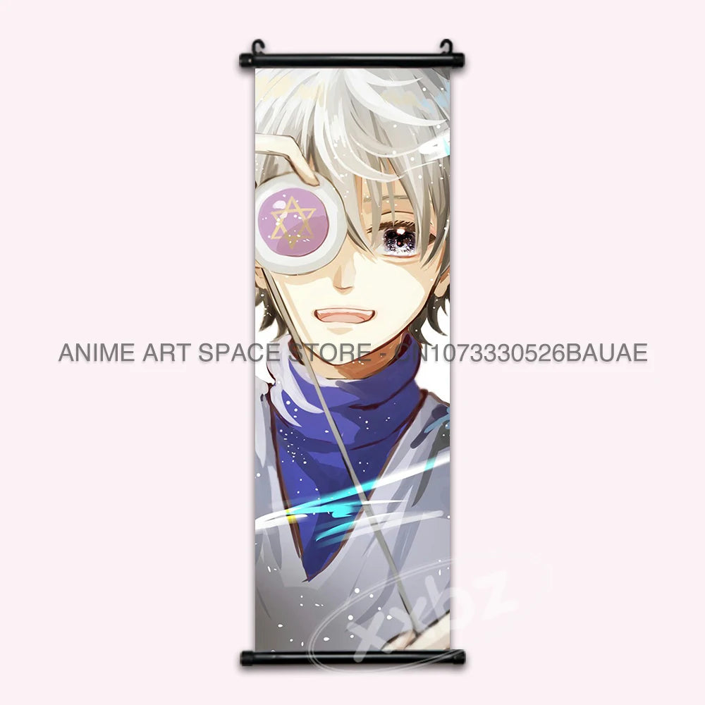 Hunter x Hunter Scroll Poster – Classic Anime Wall Art Canvas Decoration