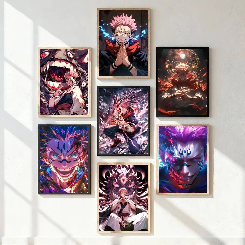 Anime Jujutsu Kaisen Ryomen Sukuna Poster Print – Wall Art Decor Poster 5