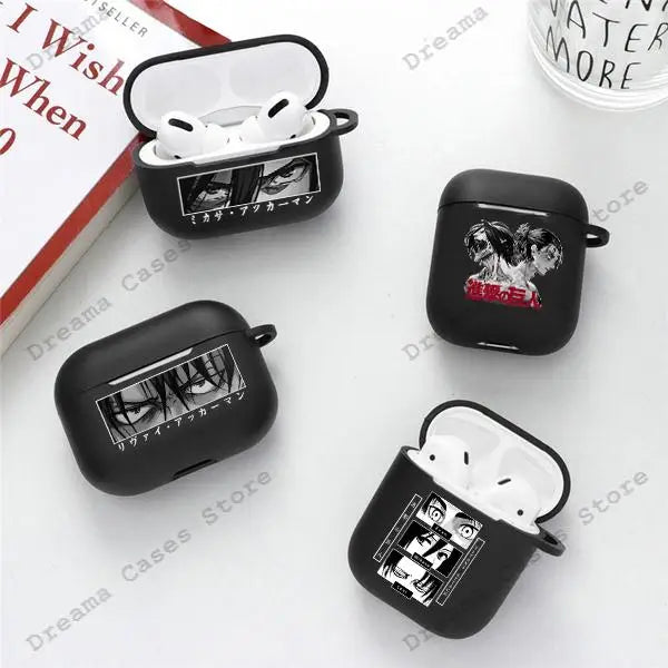 Attack on Titan Anime AirPods Case – Premium Protective Cover for AirPods 3, 2, 1 & Pro 4