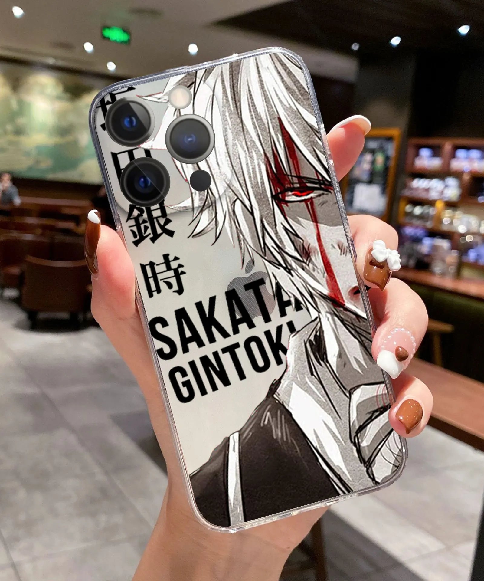 Comics Gintama Gintoki Sakata Phone Cover For iPhone 11 12 13 14 15 16 17 Pro Max 17AIR 16 Plus Clear Soft Silicone TPU Case