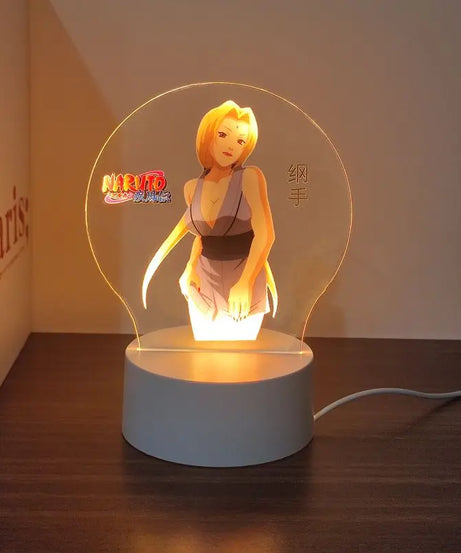 New Animation Naruto anime peripheral light-up stand night light Naruto Sasuke Uchiha Itachi Gaara Kakashi Tsunade holiday gift