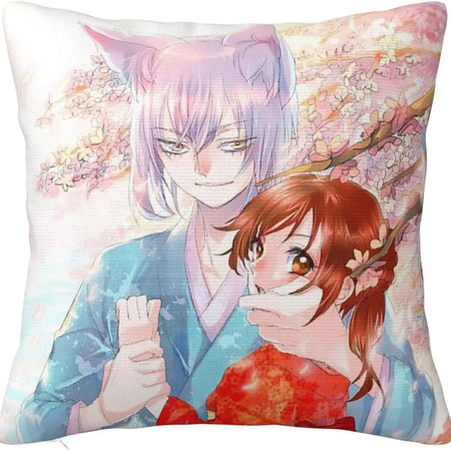 Kamisama Kiss Throw Pillow Covers Pillowcases Square Anime Decorative Covers Cushion 16"x16"