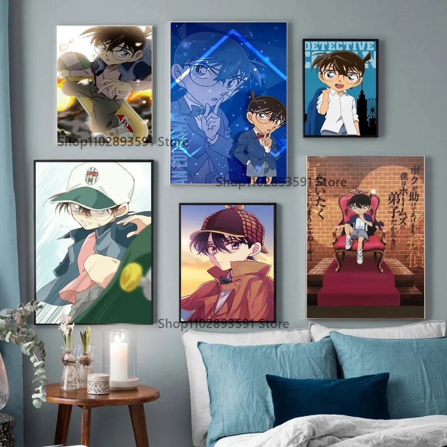 1 Piece Detective Conan Poster Paper Print Art Painting Decoration