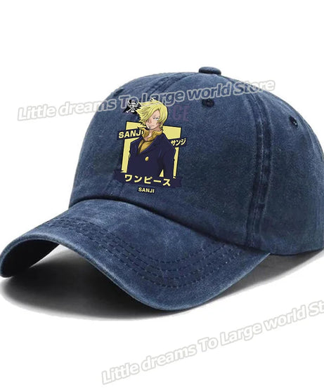 One Piece Baseball Cap Men Anime Printed Snapback Hat Adult Women Summer Sunshade Caps Unisex Hip Hop Casual Adjustable Hat Gift