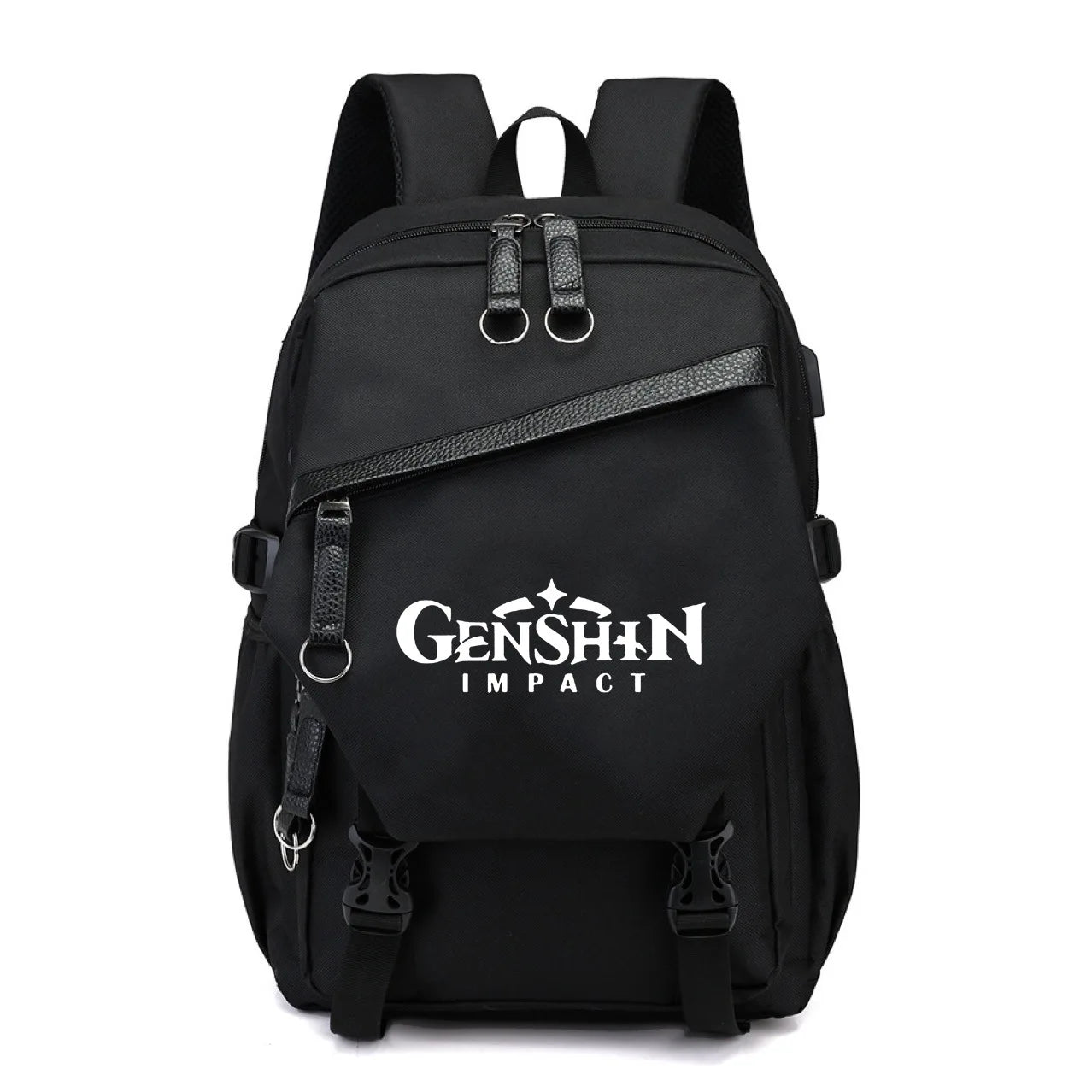 Genshin Impact Anime New Schoolbag Junior High School Primary School Students Men and Women Large-capacity Multi-layer Backpack