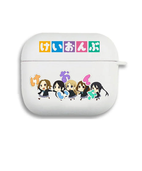 K on! Hirasawa Yui Anime Soft Earphone Case for Apple Airpods 1 2 3 Pro AirPods Pro CaseSoft Silicone Protective Cover