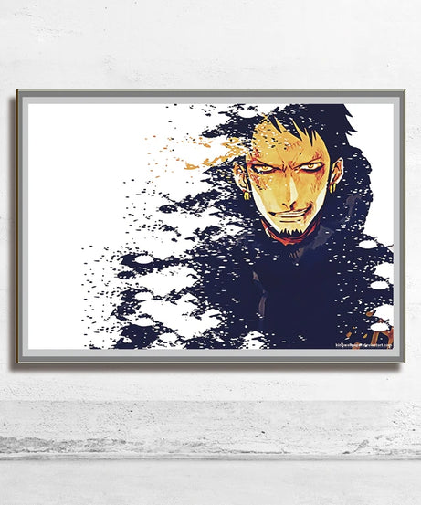 One Piece Wall Art – Trafalgar Law & Eustass Kid Anime Poster Decor