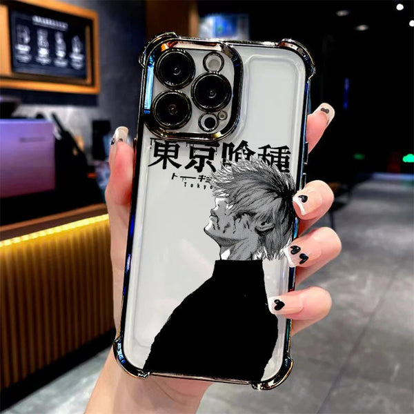 Tokyo Ghoul Kaneki Clear Case for iPhone (16/15/14/13/12/11 & Pro Max)
