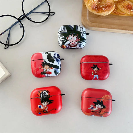 New DragonBall Kawaii son Goku Airpods Earphone Cover Airpods 1/2 2 3 Airpods Pro Bluetooth Wireless Earphone Case Gift