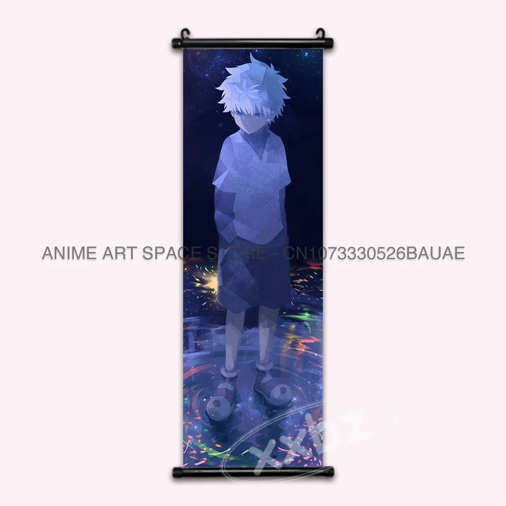 Hunter x Hunter Scroll Poster – Classic Anime Wall Art Canvas Decoration