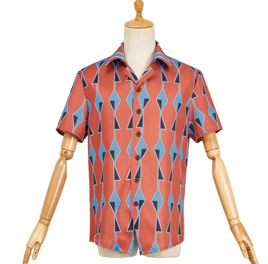 Anime Men’s Nagumo Yoichi Cosplay Costume – Sakamoto Days Cloak, Shirt, Pants Uniform Set for Halloween & Christmas