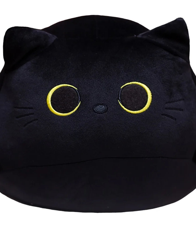 10/30CM Cat Doll Small Pendant Cuddly Pillow Cushion Ins Black Cat Plush Toy Doll for Girl Gift Plushie Stuffed Toys