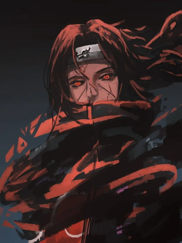 Uchiha Itachi New Diamond Painting Mosaic Naruto Cartoon Art Cross Stitch Embroidery Rhinestones Home Decor Children's Gift