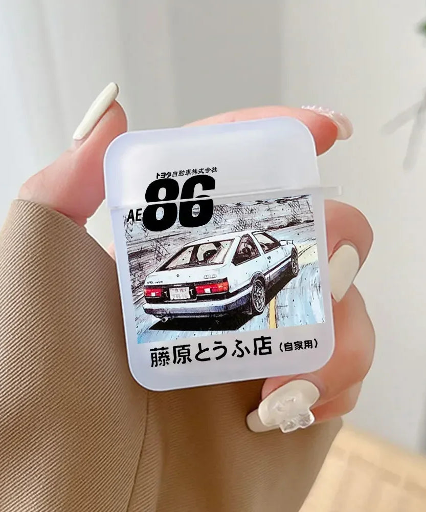 Fujiwara Takumi AE86 AirPods Case – Initial D Anime Protective Cover (1/2/3/Pro/4)