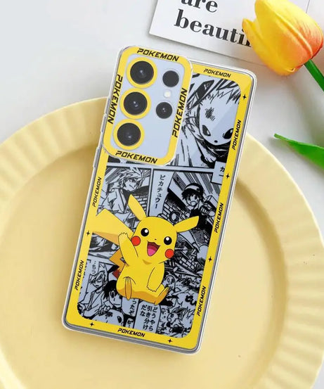 Pikachu Angel Eye Anime Case – Samsung Galaxy S21–S25, Note 10/20 Series