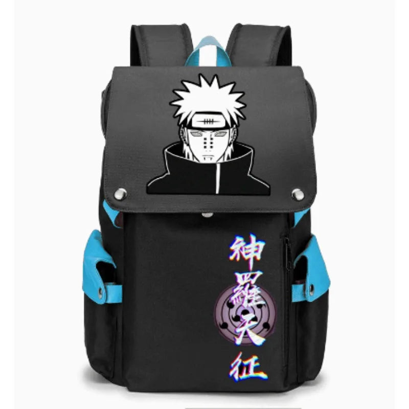 Naruto Anime Laptop Backpack – Large Capacity Travel & School Bag