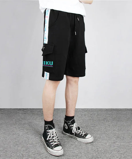 New Hot Sale Pant Anime Mikuu Men Women Cotton Casual Pants Black Pants Men Cargo Pants Sweatpant Fashion shorts Unisex