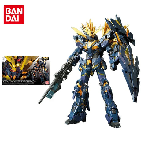 Gundam Model Kit RG 1/144 RX-0 UNICORN GUNDAM 02 BANSHEE NORN Anime Figure GenuineAction Toy Figure Toys for Children