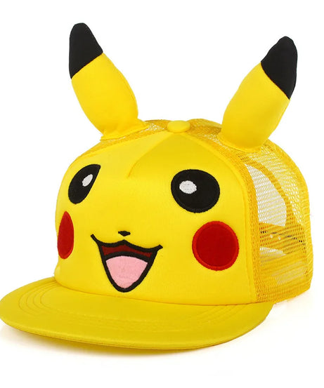 Fashion Pokemon Baseball Cap Anime Adjustable Cosplay Hat Kawaii Hip Hop Hat Adult Children Hats Toy Charm Birthday Gift