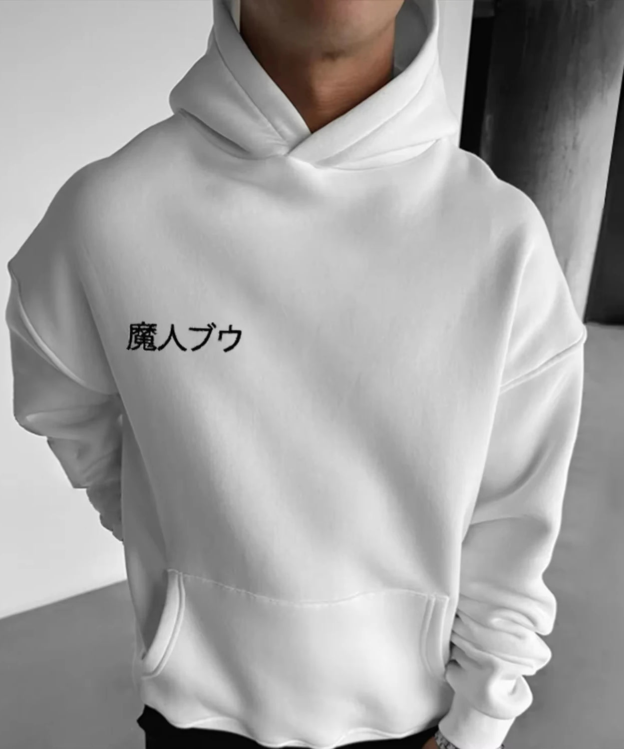 Oversized Men's Hoodie Anime Dragon Ball Majin Graphic Streetwear Sweatshirt Women Long Sleeve Y2k Autumn Sweater Tops Unisex