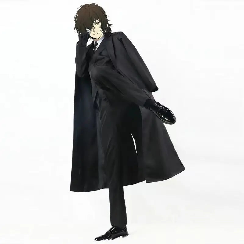 Bungo Stray Dogs Cosplay Costume, Nakahara Chuuya Halloween Costume, Anime Clothes, Adulto Fantasias Deguisement Garcons zones b