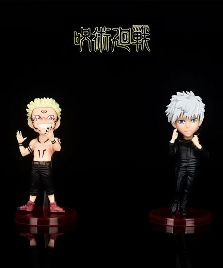 9cm 2pcs Jujutsu Kaisen Fushiguro Megumi Satoru Gojo Itadori Yuji Ryomen Sukuna Action Figure Toys Collection Christmas Gift