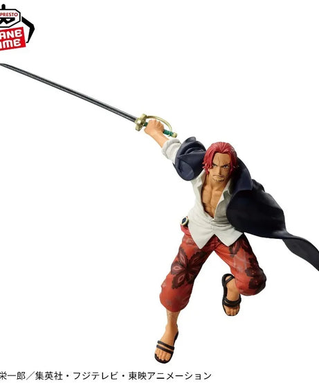 ONE PIECE BATTLE RECORD COLLECTION SHANKS- Pvc Model Anime Figures BANPRESTO Action Figures Toys