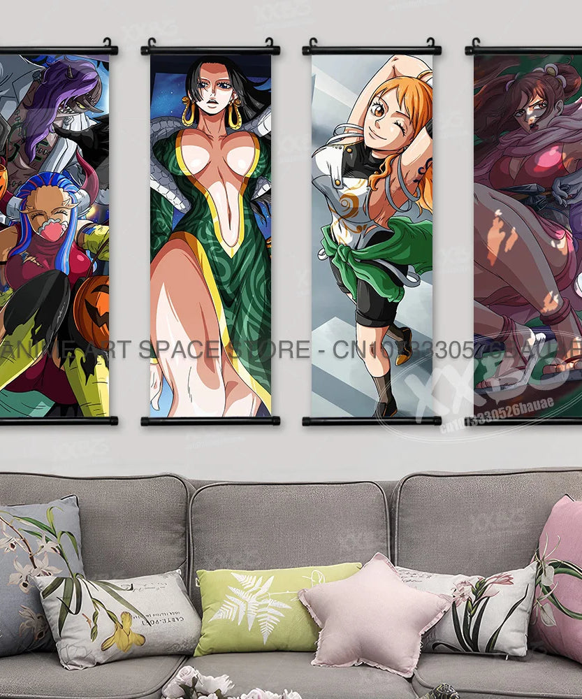 One Piece Anime Wall Scroll