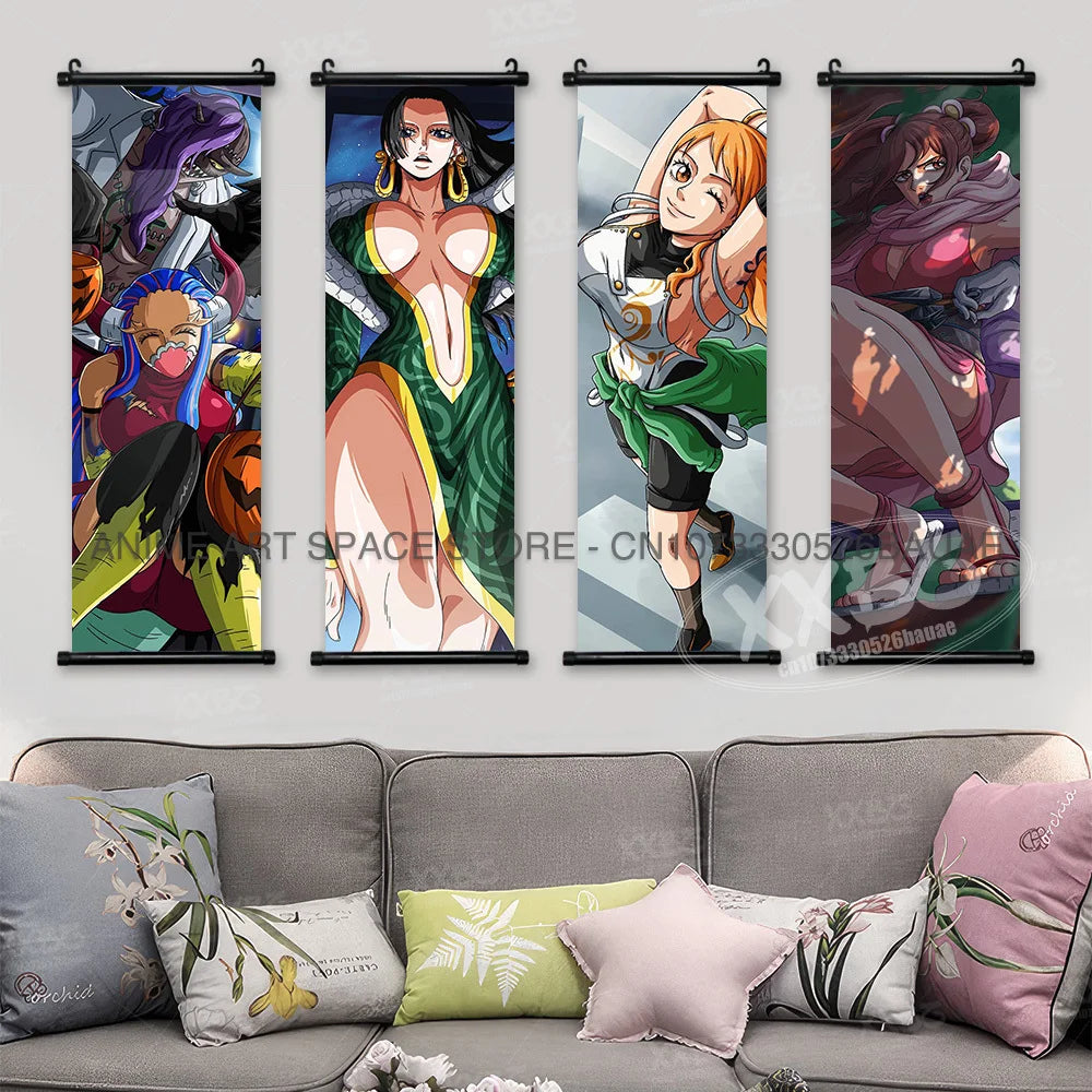 One Piece Anime Wall Scroll