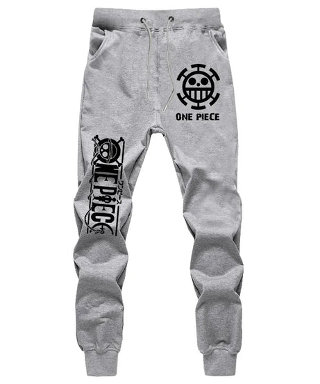 Students Casual Pants for Men and Women Summer Fashion Sports Breathable Cotton Pants Anime ONE PIECE Print Luxury Long Pants