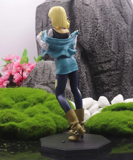 27cm Anime Dragon Ball Z Android 18 Figure Android PVC Action Figurine Collection Model Toys for Children Gifts