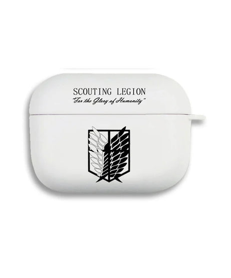 Anime Attack on Titan Earphone Case For Apple iPhone Charging Box For AirPods 1 2 3 Pro2 Clear wireless Bluetooth headphone case