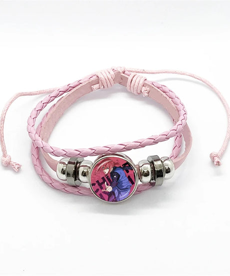 Anime Blue Lock Isagi Yoichi Chigiri Bachira Leather Bracelet Cosplay Unisex Adjustable Punk Wristband Jewelry Props